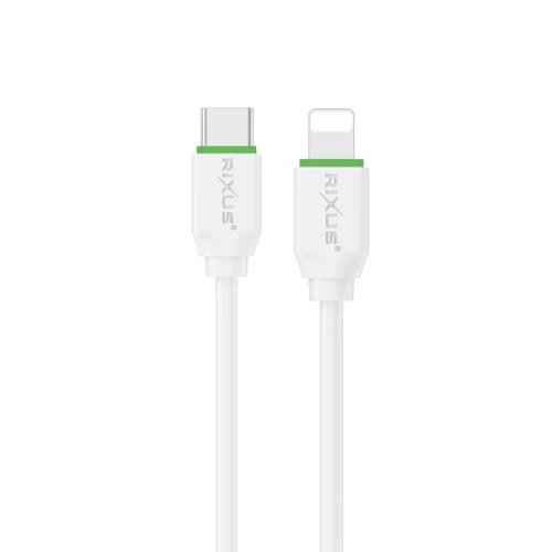 Rixus RX2017L Data Sync And Fast Charge Cable Type-C To Lightning 300cm