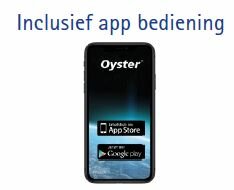 Oyster control center ombouw kit tbv Vision II met 4-polige aansluiting