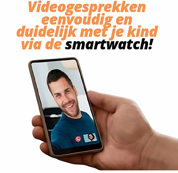 4G Kids Smartwatch - Video Call, IP67 Waterdicht, 1.83 Inch, 800mAh - + Lebara SIM Kaart - Ideaal Verjaardagscadeau!