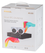 Xsarius Smart IPC D52M Kit – Geavanceerd Beveiligingscamera Systeem met Audio-opname
