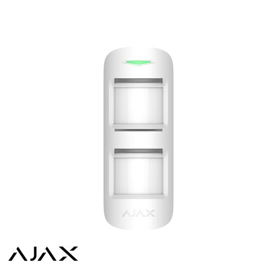 Ajax MotionProtect Outdoor wit, draadloze passief infrarood buiten detector