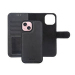iPhone 16 Rixus Duo Magnetic Detachable Wallet Black
