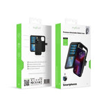iPhone 16 Rixus Duo Magnetic Detachable Wallet Black