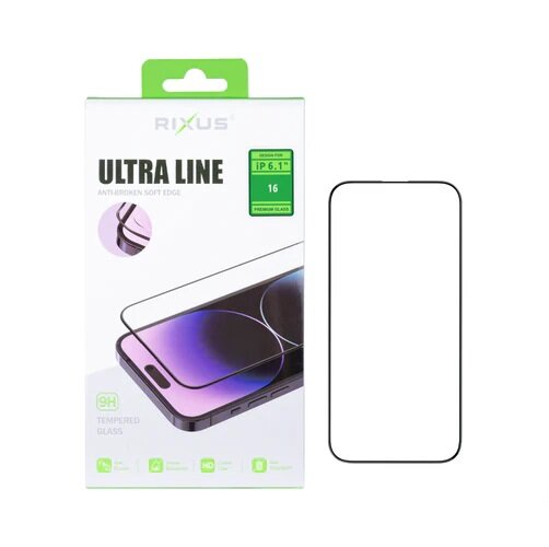 iPhone 16 Rixus Tempered Glass Ultra Line