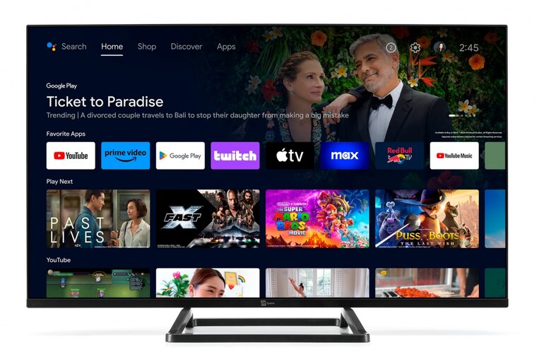 Telesystem TS32 HD SMG14 Android smart TV 32inch 220V/12V met ingebouwde Chromecast.