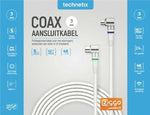 Technetix RLA++21-3-S SHOP CATV IEC coaxkabel 3mtr. Ziggo