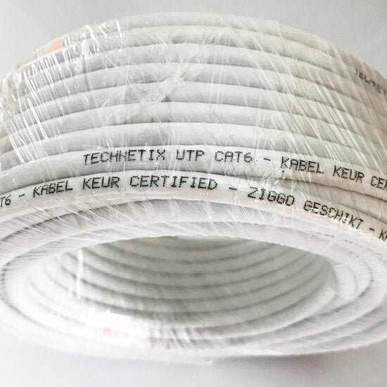 Technetix CAT6-IH-20M CAT6 UTP Installatiekabel 20 mtr. Eca