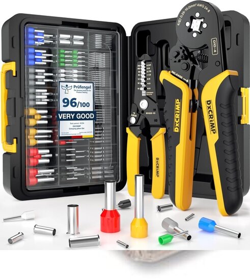 Krimptangset adereindhulzen assortiment
