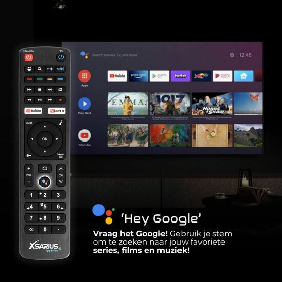 Xsarius Q12 PLUS Android 4K Streaming Box