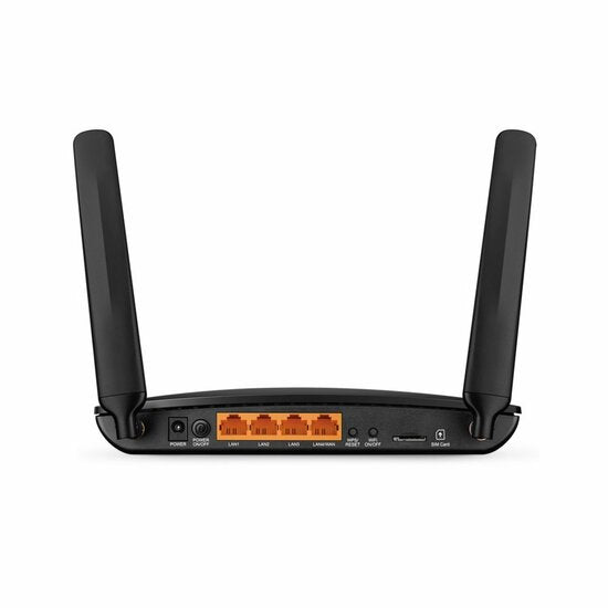 TP-Link TL-MR150 | 4G LTE Router | WiFi 4 (802.11n) | Fast Ethernet | Single-band (2,4 GHz) | Zwart