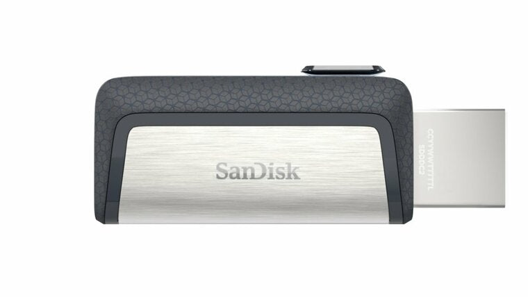 SanDisk Ultra Dual Drive USB Type-C | 128GB USB Flash Drive | USB Type-A / USB Type-C 3.2 Gen 1 (3.1 Gen 1) | Zwart, Zilver
