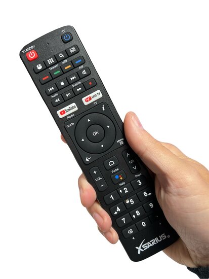 Xsarius Q8, Q12 en Aimax series Afstandsbediening