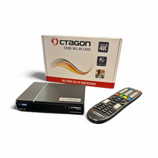 OCTAGON SX88 WL V2 4K UHD S2+IP 5G Wi-Fi 1xDVB-S2 E2 Linux Smart TV Sat Receiver
