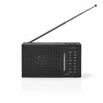 FM-Radio  Draagbaar Model AM / FM Batterij Gevoed  Analoog  1.5 W Zwart-Wit Scherm Koptelefoonoutput | IP20 | Zwart