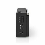 FM-Radio  Draagbaar Model AM / FM Batterij Gevoed  Analoog  1.5 W Zwart-Wit Scherm Koptelefoonoutput | IP20 | Zwart