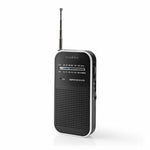 FM-Radio  Draagbaar Model  AM / FM Batterij Gevoed Analoog 1.5 W Zwart-Wit Scherm Koptelefoonoutput  IP20