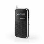 FM-Radio  Draagbaar Model  AM / FM Batterij Gevoed Analoog 1.5 W Zwart-Wit Scherm Koptelefoonoutput  IP20