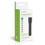 LED-Zaklamp  Batterij Gevoed 3.7 V DC 10 W N/A Incl. batterij(en) Oplaadbaar  Nominale lichtstroom: 1000 lm Lichtbereik: 200 m  Stralingshoek: 10 °