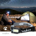 LED hoofdlamp  Batterij Gevoed / USB Gevoed 3.7 V DC Incl. batterij(en) Oplaadbaar