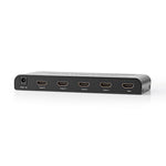 HDMI Splitter  4-Poorts poort(en) 4x HDMI Output 4K@60Hz 18 Gbps Metaal Antraciet