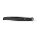 HDMI Splitter  4-Poorts poort(en) 4x HDMI Output 4K@60Hz 18 Gbps Metaal Antraciet