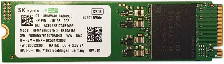 OEM | 128GB NVMe SSD | M.2 | PULLED