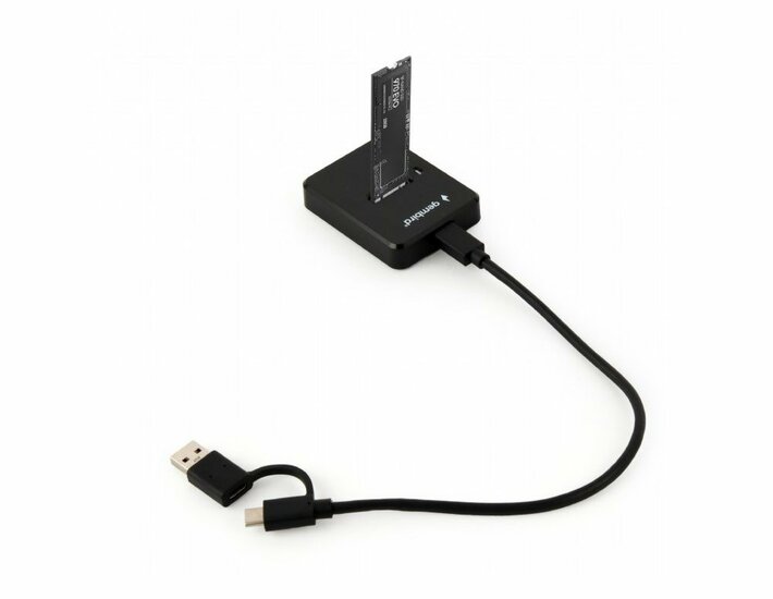 Gembird DD-U3M2 | M.2 SATA & NVMe SSD Docking Station | USB 3.2 Gen 1 Type-C