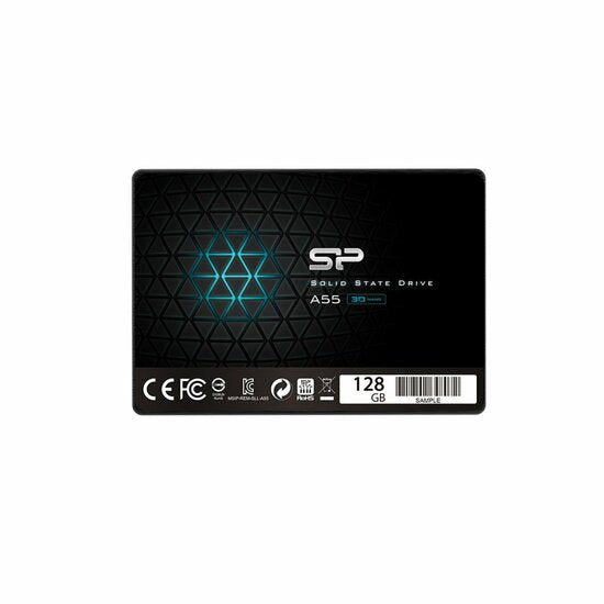 Silicon Power A55 | 128GB SATA SSD | 2.5'' | 460MB/s Lezen | 360MB/s Schrijven