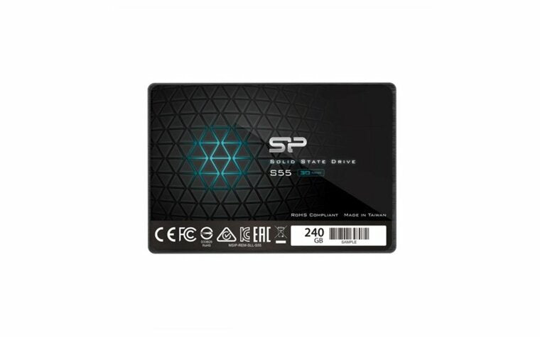 Silicon Power Slim S55 | 240GB SATA SSD | 2.5" | 370 MB/s Lezen | 300 MB/s Schrijven