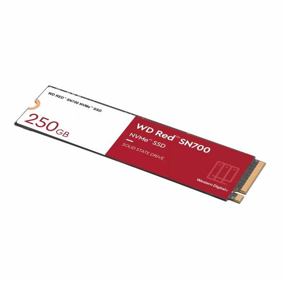 Western Digital WD Red SN700 | 250GB M.2 NVMe SSD | PCIe 3.0 x4 | Voor NAS-systemen
