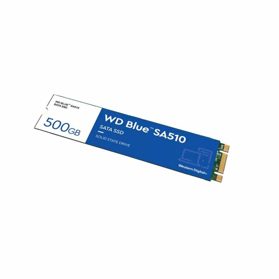 Western Digital Blue SA510 | 500GB SATA SSD | M.2 | 560MB/s Lezen | 510MB/s Schrijven