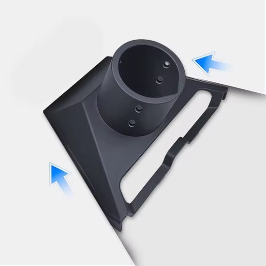 Universele Pijpadapter geschikt voor Starlink Gen 3 & Gen 4 – Paalmontage – Grijs
