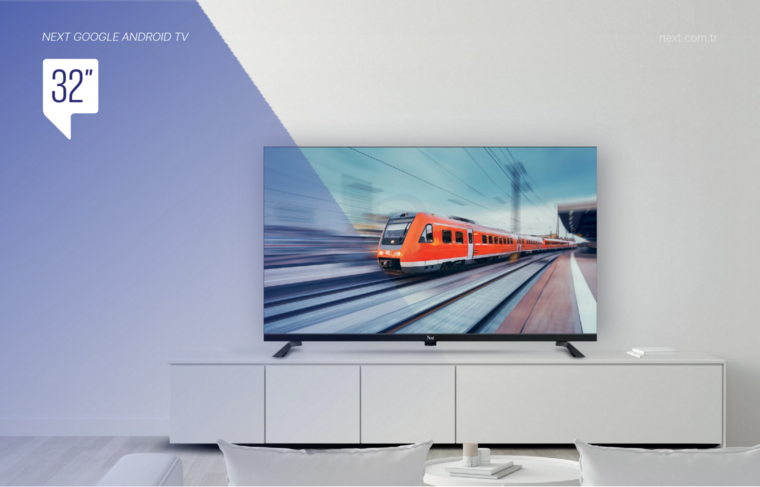 NextStar YE-32020GFSG4 32″ (82 cm) HD Frameless Android TV