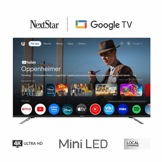 NextStar YE-55IDG11 55″ 4K Ultra HD MiniLED Google TV