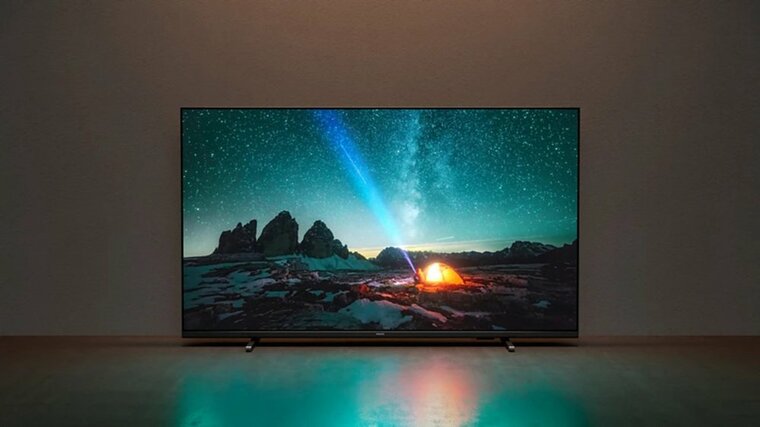 Philips 50PUS7609/12 50" | Ultra HD 4K LED Smart TV | Titan OS + Wifi | HDR10+ voor Levendige Kleuren en Details | Strak Design | 60Hz