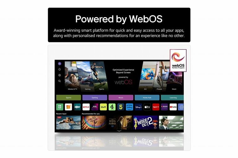 LG NANO80 AI | 55″ 4K Ultra HD NanoCell Smart TV | webOS | HDR10 | 60Hz