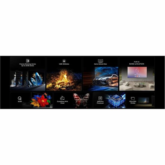TCL 65C79K (2025) | 65'' Ultra HD 4K | QD-Mini LED Smart TV | Wifi | Google TV | Dolby Vision | 120Hz