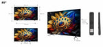 TCL 85C69B 85" | 4K Ultra HD QLED Smart TV | Google TV + Wifi | Dolby Vision | Quantum Dot met Levendige Kleuren | 60Hz