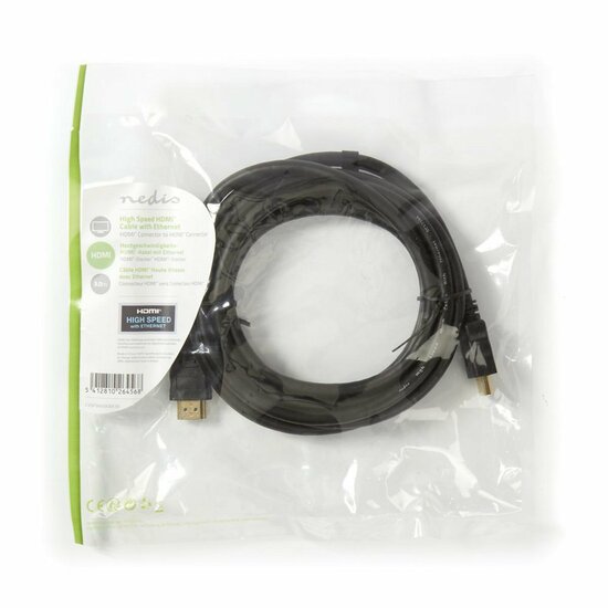 Nedis CVGP34000BK15 | 3 m HDMI Video Kabel Adapter | Zwart