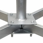 Vaste Tegelvoet 30x30 cm met buis lengte 1.25 m
