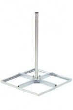 Vaste Tegelvoet 30x30 cm met buis lengte 1.25 m