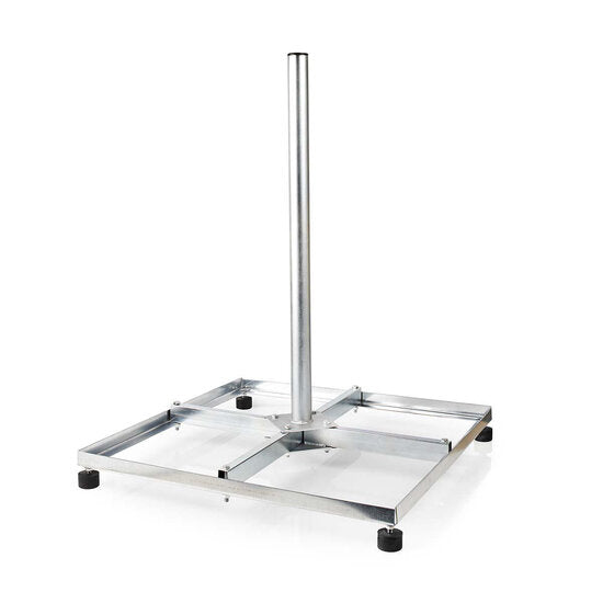 ASAT Tegelvoet / Balkon standaard 4 x 30x30 cm Demontabel met buis lengte 75 cm (verlengbaar)