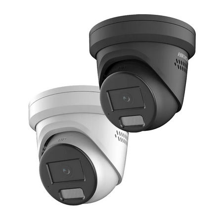 Hikvision DS-2CD2347G3-LIS2UY/SL (2.8mm) Pro Series 4MP - ColorVu Smart Hybrid Turret- met slim hybride licht en speaker met strobe