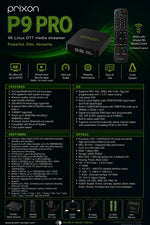Prixon P9+ Linux IPTV Set Top Box