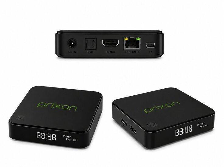 Prixon P10+ 4k OTT mediaspeler Linux