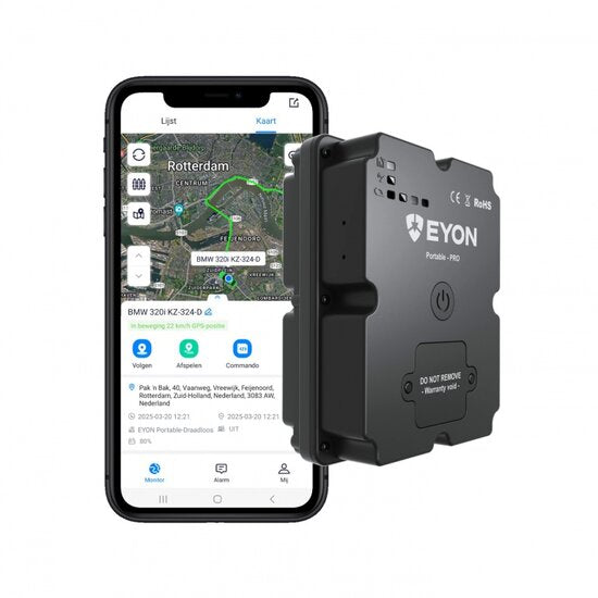 Eyon Portable Pro GPS-tracker met accu