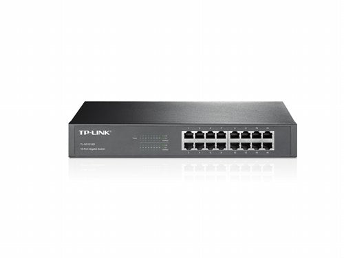 TP-LINK TL-SG1016D | Unmanaged Gigabit Ethernet Switch | 16 Poorten | Zwart