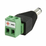 DC male Connector (dc plug met kroonsteenaansluiting mannelijk)